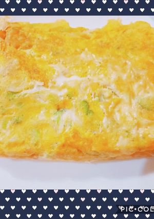 しらすとチーズとブロッコリーの卵焼き-レシピのメイン写真