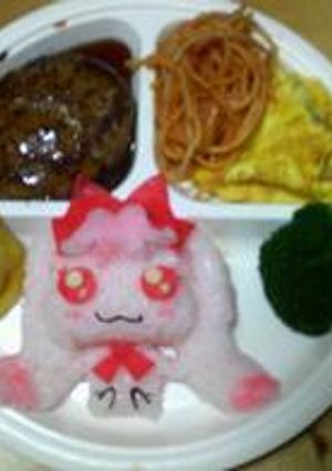 キャラプレート（ﾐﾙｸちゃん）-レシピのメイン写真