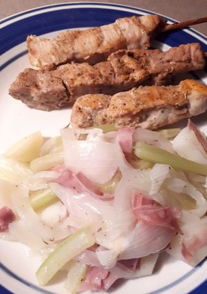 ハムと野菜のバター炒め-レシピのメイン写真