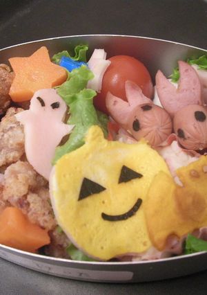 ハロウィン　☆　弁当-レシピのメイン写真