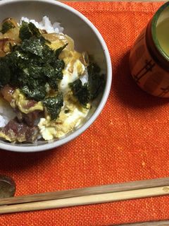 焼き鳥缶で作る 簡単親子丼-レシピのメイン写真