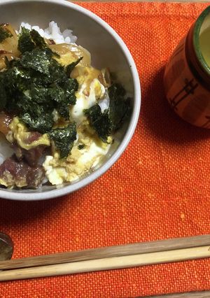 焼き鳥缶で作る　簡単親子丼-レシピのメイン写真