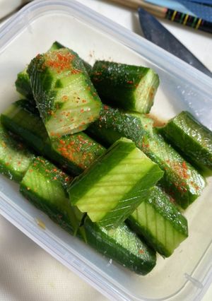 蛇腹胡瓜めんつゆ味-レシピのメイン写真