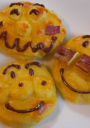 にこにこ☆スイートポテトの アンパンマン-レシピのメイン写真
