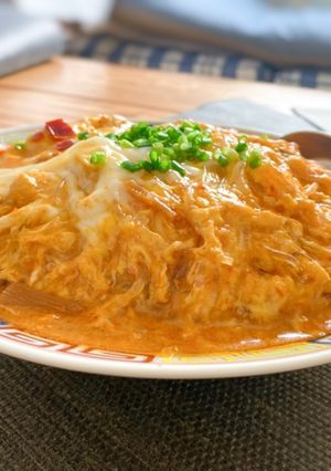 夢中で食べちゃう超絶品!麻婆春雨玉子丼-レシピのメイン写真