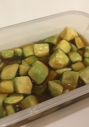 アボカド麺つゆ漬け-レシピのメイン写真
