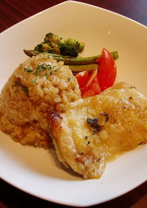 ハーブ漬けグリルチキンプレート-レシピのメイン写真