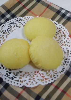 フライパンで♪ふんわり卵の蒸しケーキ-レシピのメイン写真
