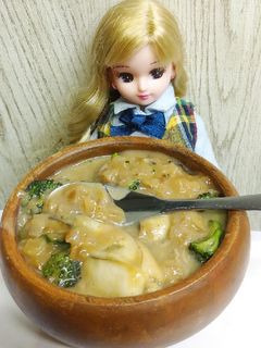 リカちゃん♡ブロッコリー牡蠣シチュー煮*-レシピのメイン写真