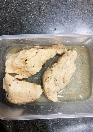 塩麹で作る基本のサラダチキン-レシピのメイン写真