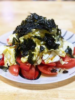 簡単トマトとキャベツのチョレギ風サラダ-レシピのメイン写真