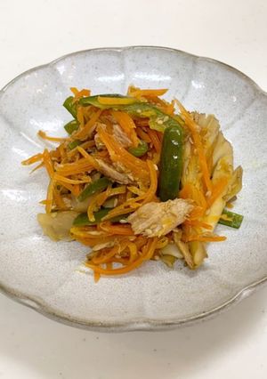 具沢山！ごま油香るにんじんしりしり！-レシピのメイン写真