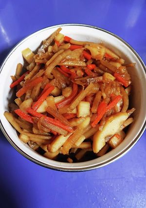 超簡単！根菜の金平-レシピのメイン写真