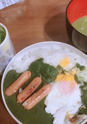 健康第一　ほうれん草カリーセット-レシピのメイン写真