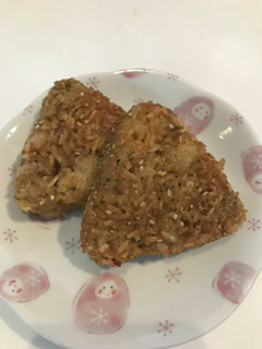 魚焼きグリルで焼きおにぎり-レシピのメイン写真