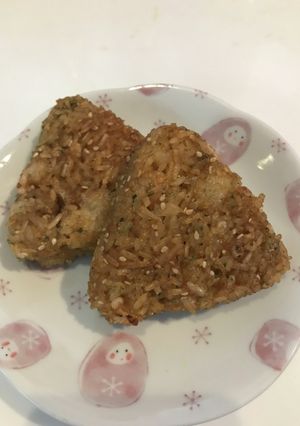 魚焼きグリルで焼きおにぎり-レシピのメイン写真