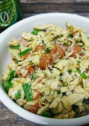 低糖質、豆腐皮でチャーハンもどき-レシピのメイン写真