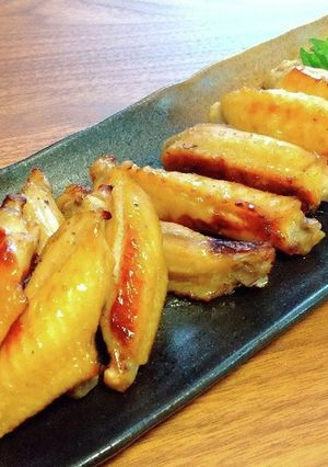 手羽中のりんご酢ペッパー焼き-レシピのメイン写真