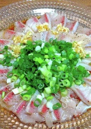 ブリの中華風カルパッチョ-レシピのメイン写真