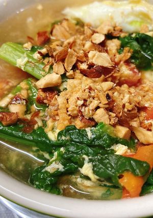 菜の花とトマトのスープ-レシピのメイン写真