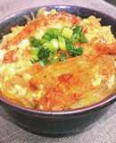 むね肉でヘルシーチキンカツ丼