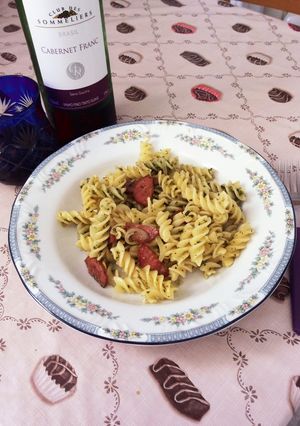 ジェノベーゼソースを使ったパスタ-レシピのメイン写真