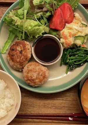 つくね ～甘辛卵タレ添え～-レシピのメイン写真