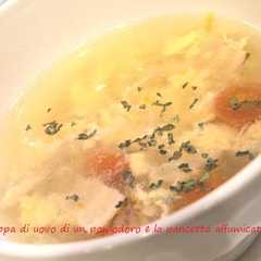 รูปของ ふわふわイタリアン卵スープ