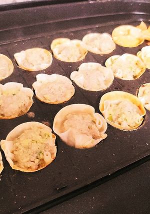 簡単♪たこ焼き器で包まない餃子-レシピのメイン写真