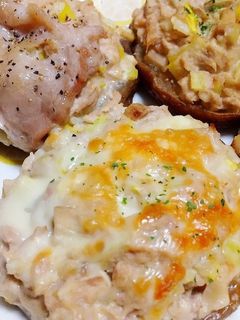 簡単!しいたけのツナマヨチーズ焼き♡-レシピのメイン写真