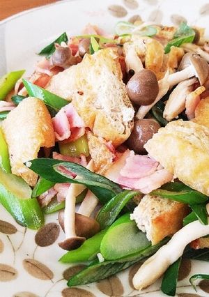冷蔵庫の残り食材集合♪必殺！本つゆ炒め-レシピのメイン写真