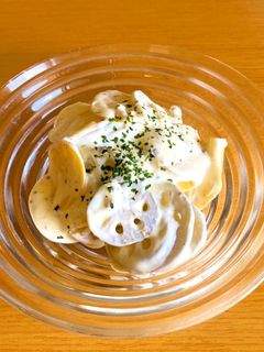蓮根と黄にんじんのサラダ-レシピのメイン写真