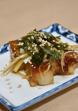 餅のねぎポン酢焼き-レシピのメイン写真