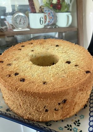 チョコバナナシフォンケーキ-レシピのメイン写真