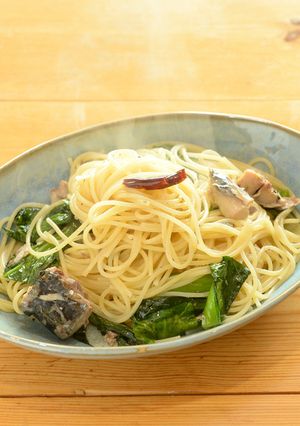 ねこまっしぐら。サバ缶パスタ-レシピのメイン写真