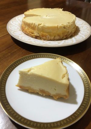 ギリシャヨーグルトベイクドチーズケーキ風-レシピのメイン写真