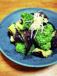 揚げなすとブロッコリーの生姜醤油和え-レシピのメイン写真