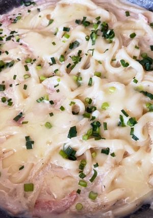 フライパンうどんグラタン-レシピのメイン写真