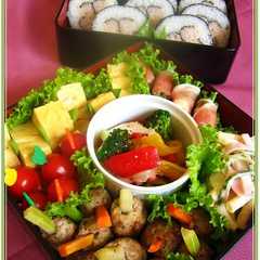 รูปของ 簡単♪華やか♪運動会のお弁当　2008♪