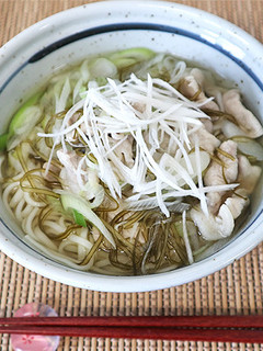 きざみ昆布と豚の出汁にゅうめん-レシピのメイン写真