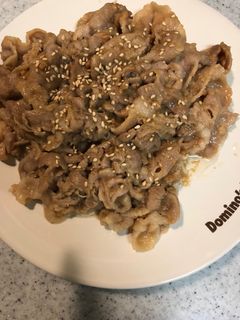 豚バラニンニク味噌炒め-レシピのメイン写真