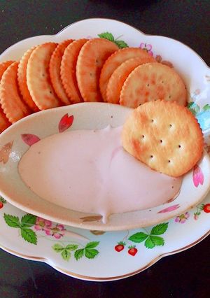 材料混ぜれば完成！酔いどれ梅マヨソース-レシピのメイン写真