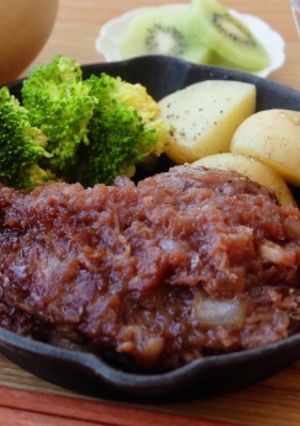 簡単＆節約♪牛こま肉で絶品ステーキ-レシピのメイン写真