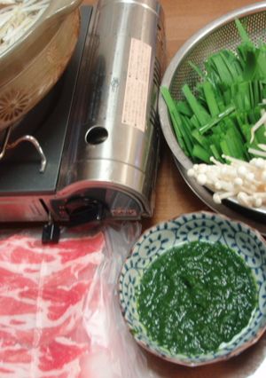 ニラだれ de 豚しゃぶ-レシピのメイン写真