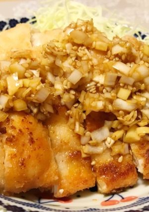 鶏胸肉がしっとりカリカリな油淋鶏♪-レシピのメイン写真