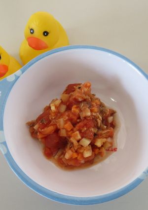 さばのトマト煮★離乳後期-レシピのメイン写真