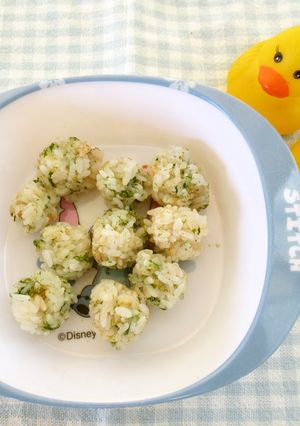 青のりと花かつおおにぎり★離乳後期-レシピのメイン写真