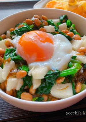 もずくスープで作る！簡単ネバネバ丼-レシピのメイン写真