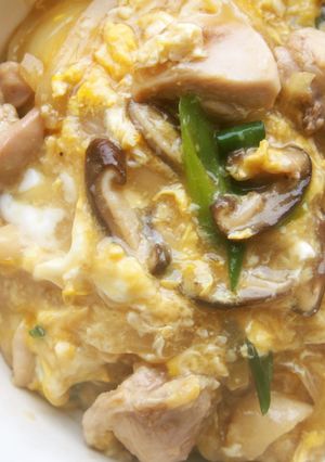椎茸たっぷり!親子丼♪椎茸香る♡-レシピのメイン写真