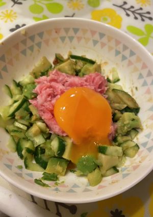 ネギトロとアボカドのユッケ-レシピのメイン写真